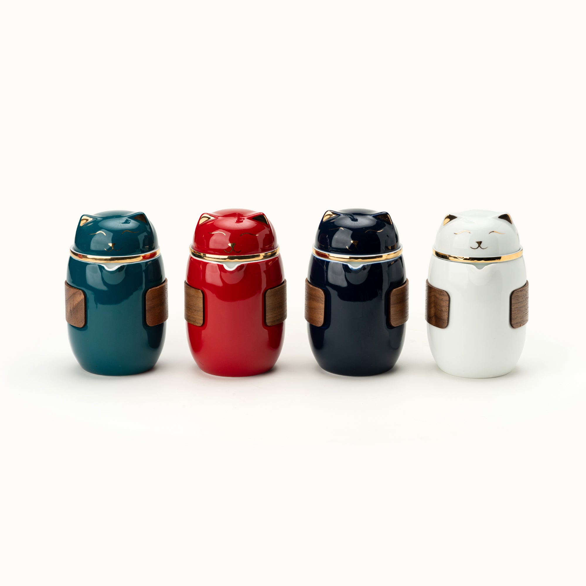 Lucky Cat Portable Travel Tea Set