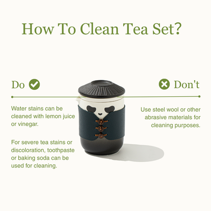 Kung Fu Panda Tea Set with Travel Case