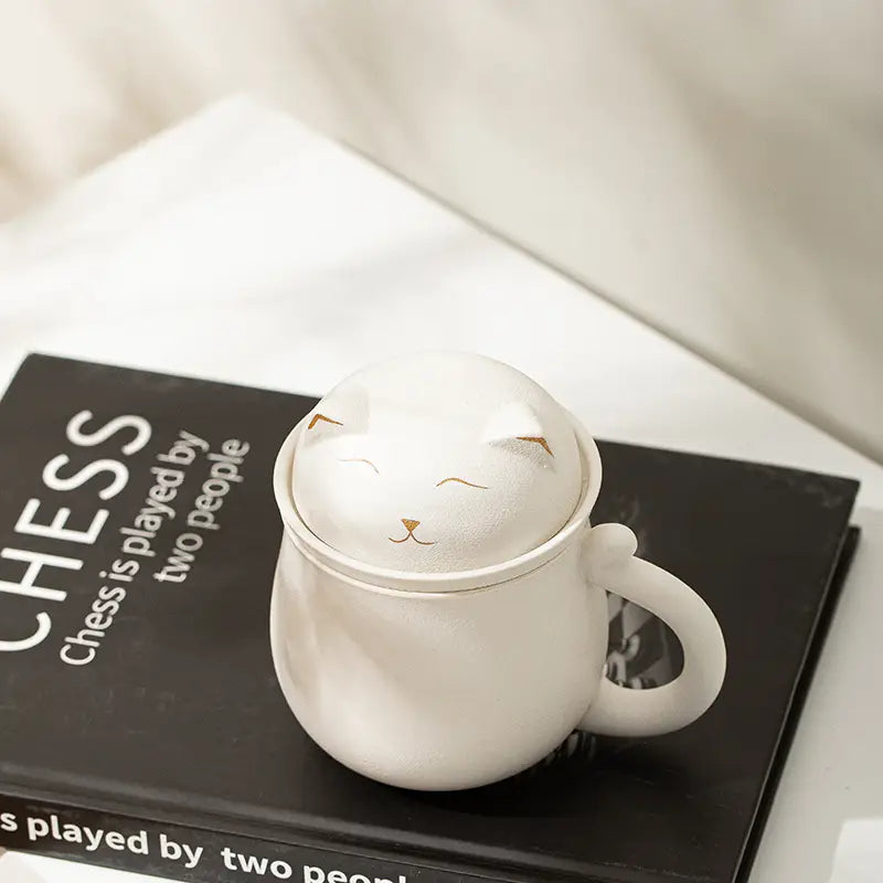 The Cat Sip Ceramic Cat Tea Mug