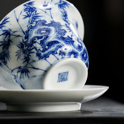 Blue-and-White Filter Gaiwan