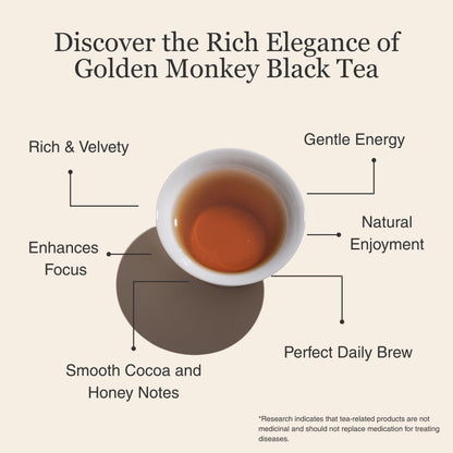 Golden Monkey Black Tea - 50g/1.8oz