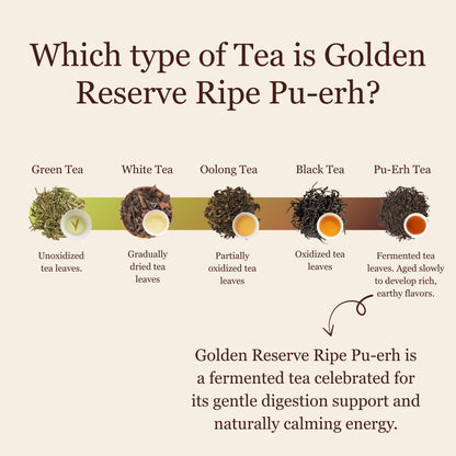 Golden Reserve Ripe Pu-erh – 50g / 1.8oz