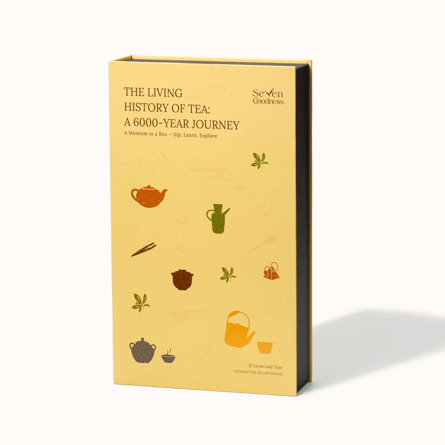 The Living History of Tea Gift Set | 6 Tea Types, 12 Packs