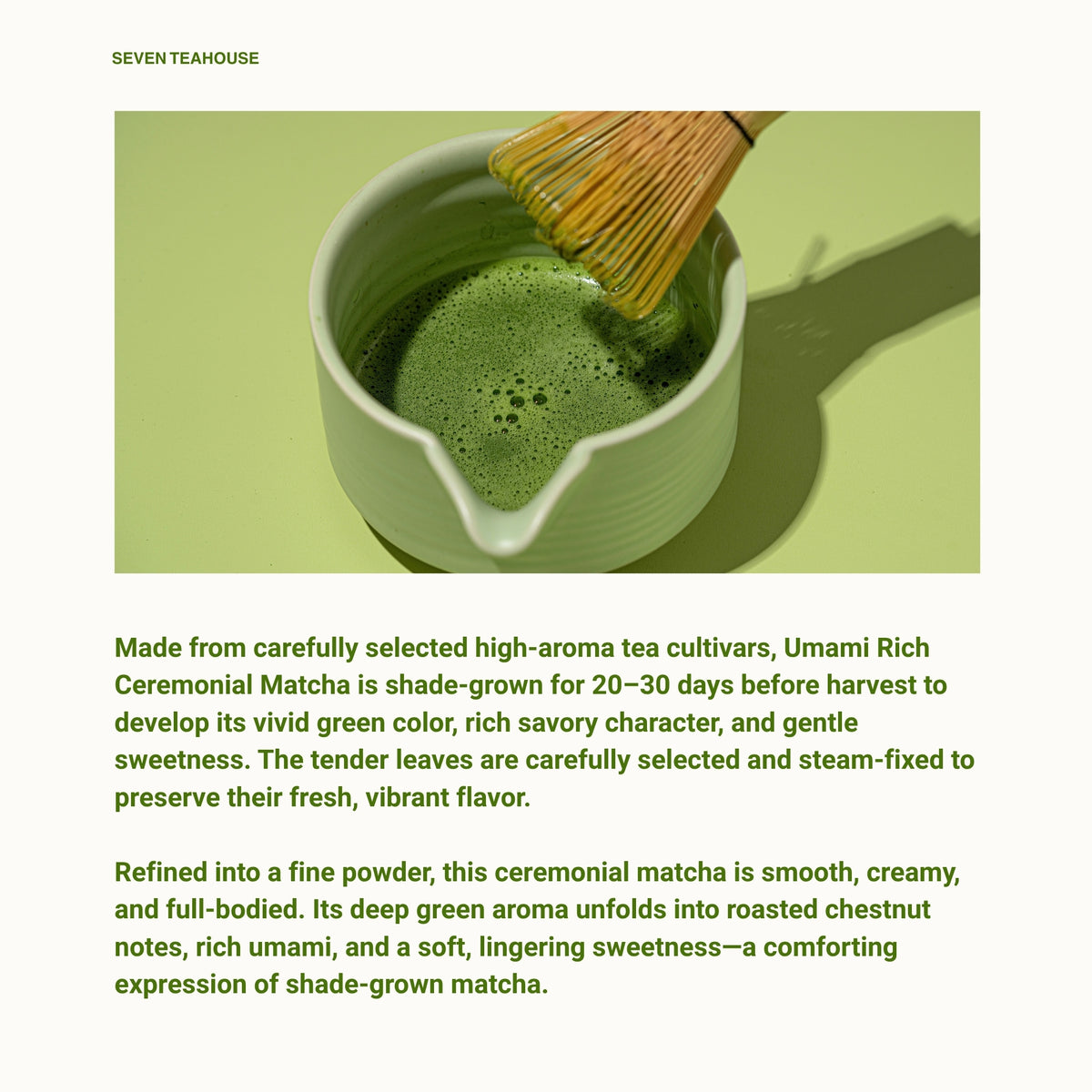 Umami Rich Ceremonial Matcha - 50g