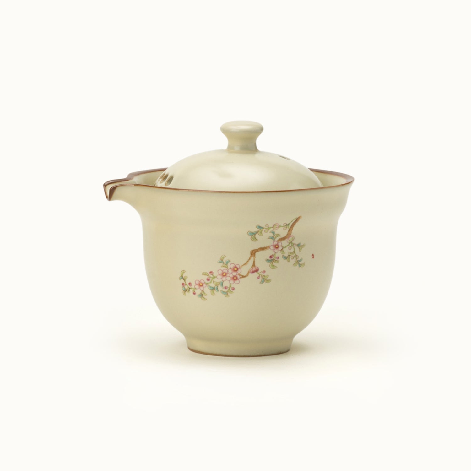 Portable Ceramic Gongfu Travel Tea Set | 1 Pot, 3 Cups &amp; Travel Case